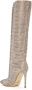 Paris Texas Holly 115mm crystal-embellished knee-high boots Neutrals - Thumbnail 3