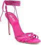 Paris Texas Holly Nicole 105mm lace up sandals Pink - Thumbnail 2