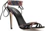 Paris Texas Holly Nicole 105mm suede sandals Black - Thumbnail 2