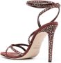 Paris Texas Holly Zoe 105mm stud-embellished sandals Brown - Thumbnail 3