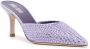 Paris Texas Hollywood 75mm crystal-embellished mules Purple - Thumbnail 2