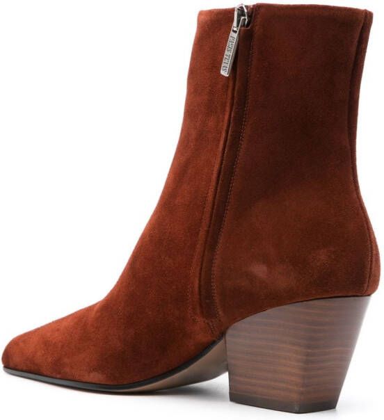 Paris Texas Jane 60mm leather boots Brown