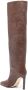 Paris Texas Jude 100mm knee-high leather boots Brown - Thumbnail 3