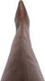 Paris Texas Jude 100mm knee-high leather boots Brown - Thumbnail 4
