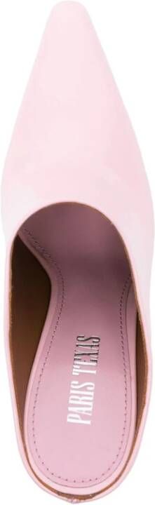 Paris Texas Jude 100mm leather mules Pink