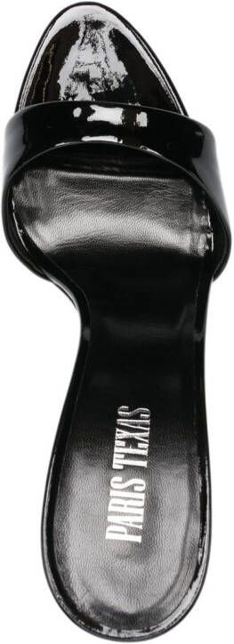 Paris Texas Lidia 105mm patent-leather mules Black