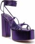 Paris Texas Malena 130mm platform sandals Purple - Thumbnail 2