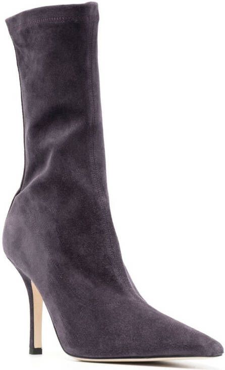 Paris Texas Mama heeled ankle boots Purple