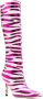 Paris Texas Mama zebra-print 105mm boots Pink - Thumbnail 2