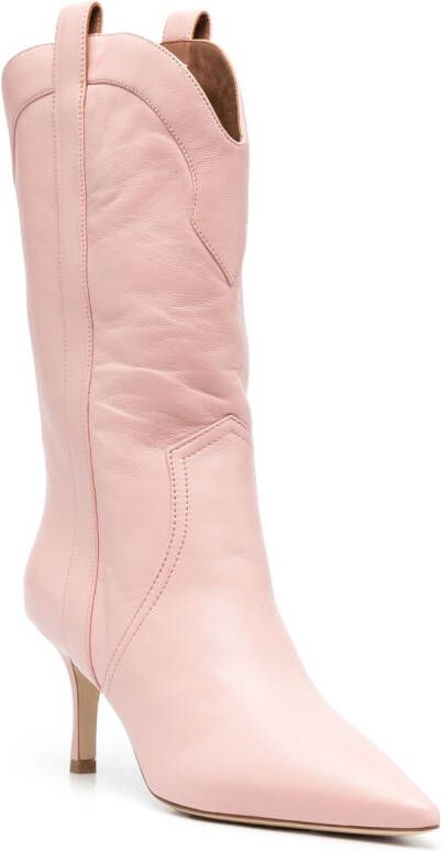 Paris Texas Paloma western-panelled boots Pink