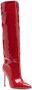 Paris Texas patent-effect 110mm knee boots Red - Thumbnail 2