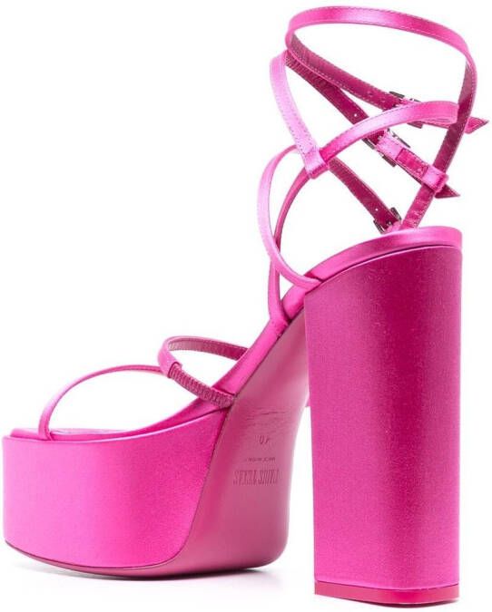 Paris Texas platform strappy sandals Pink