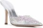 Paris Texas pointed-toe crystal-studded pumps Silver - Thumbnail 2