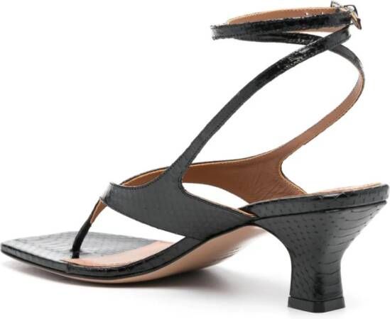 Paris Texas Portofino 55mm leather sandals Black