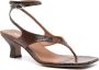 Paris Texas Portofino 55mm leather sandals Brown - Thumbnail 2