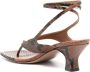 Paris Texas Portofino 55mm leather sandals Brown - Thumbnail 3