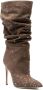 Paris Texas rhinestone-embellished 105mm boots Brown - Thumbnail 2