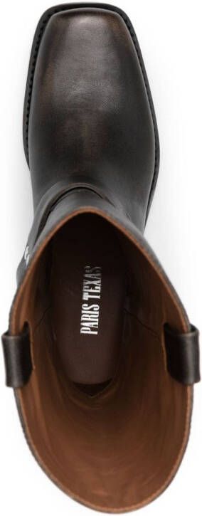 Paris Texas Roxy 45mm leather cowboy boots Black