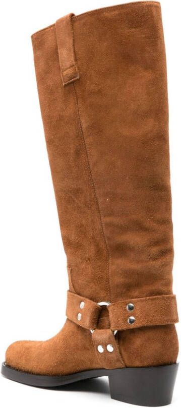 Paris Texas Roxy 50mm suede boots Brown