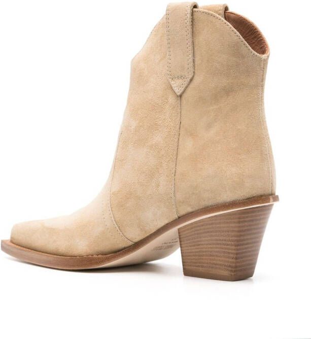 Paris Texas Sedona 60mm suede ankle boots Brown