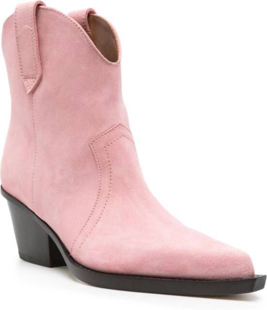 Paris Texas Sedona 60mm suede boots Pink
