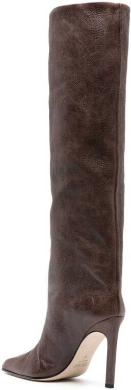Paris Texas shaded leather knee-high boots Brown