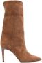 Paris Texas slouched 90mm ankle boots Brown - Thumbnail 5