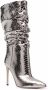 Paris Texas slouchy-design 105mm leather boots Silver - Thumbnail 2