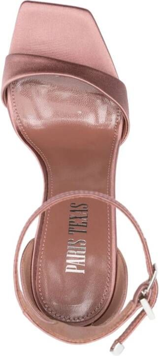 Paris Texas Stiletto 105mm satin sandals Pink