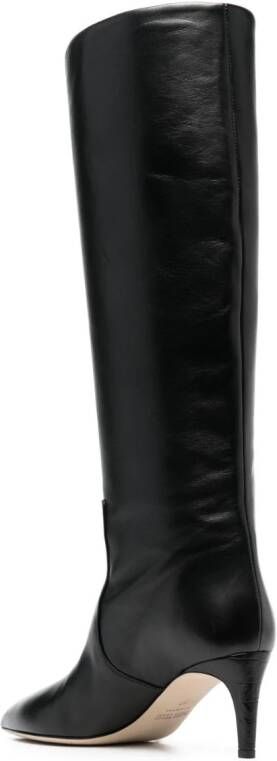 Paris Texas Stiletto 60mm leather boots Black
