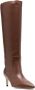 Paris Texas Stiletto 60mm leather boots Brown - Thumbnail 2