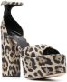 Paris Texas Tatiana leopard-print platform sandals Neutrals - Thumbnail 2