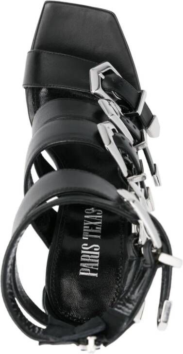 Paris Texas Ursula 105mm buckled sandals Black