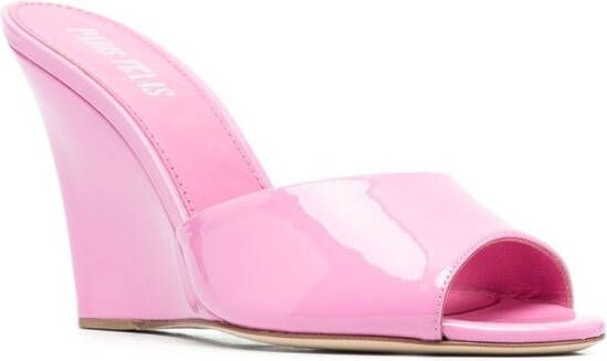 Paris Texas Wanda 110mm wedge sandals Pink