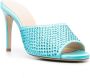 P.A.R.O.S.H. 100mm crystal-embellished mules Blue - Thumbnail 2