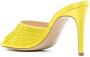 P.A.R.O.S.H. 105mm crystal-embellished mules Yellow - Thumbnail 3