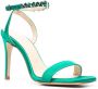 P.A.R.O.S.H. 110mm crystal ankle-strap sandals Green - Thumbnail 2