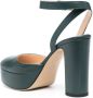 P.A.R.O.S.H. 115mm heeled leather pumps Green - Thumbnail 3