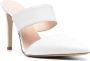 P.A.R.O.S.H. 95mm leather mules White - Thumbnail 2