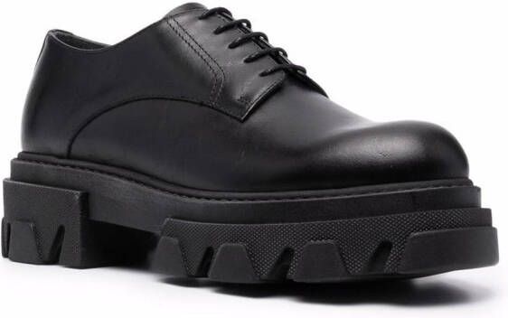 P.A.R.O.S.H. lace-up chunky-sole shoes Black