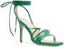 P.A.R.O.S.H. leather ankle-tie sandals Green - Thumbnail 2