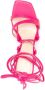 P.A.R.O.S.H. leather ankle-tie sandals Pink - Thumbnail 4