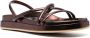 P.A.R.O.S.H. metallic-effect leather sandals Brown - Thumbnail 2