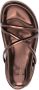 P.A.R.O.S.H. metallic-effect leather sandals Brown - Thumbnail 4