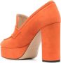 P.A.R.O.S.H. penny-slot 115mm suede platform sandals Orange - Thumbnail 3