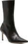 P.A.R.O.S.H. pointed-toe 80mm leather ankle boots Black - Thumbnail 2