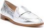 P.A.R.O.S.H. snake-effect loafers Silver - Thumbnail 2