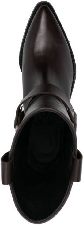 P.A.R.O.S.H. Stivale ankle cowboy-style boots Brown