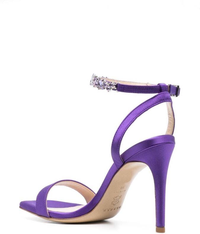 P.A.R.O.S.H. Vashoe rhinestone-embellished sandals Purple