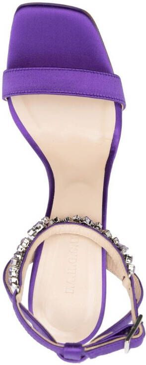 P.A.R.O.S.H. Vashoe rhinestone-embellished sandals Purple